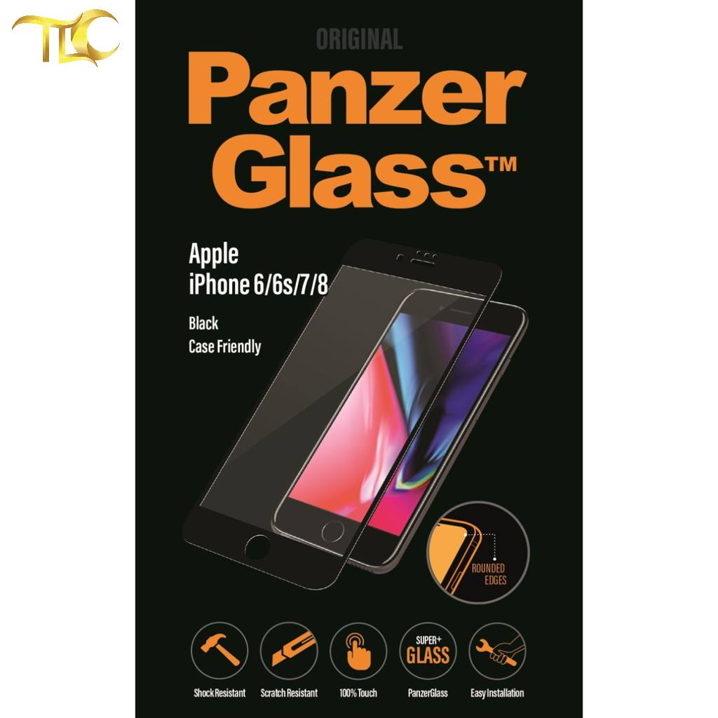 Kính Cường Lực PanzerGlass Apple Iphone 6/6s/7/8 Plus Case Friendly 2.5D